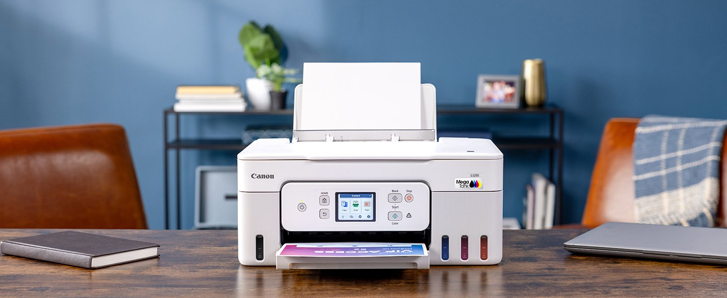 Canon Printer Desk Setup